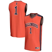 GameDay Greats 1 Illinois Fighting Illini Lightweight Collegiate Basketball Fashion Jersey