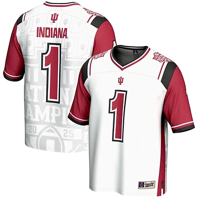 GameDay Greats 1 Indiana Hoosiers College Football Playoff 2025 National Champions Commemorative Lightweight Fashion Jersey