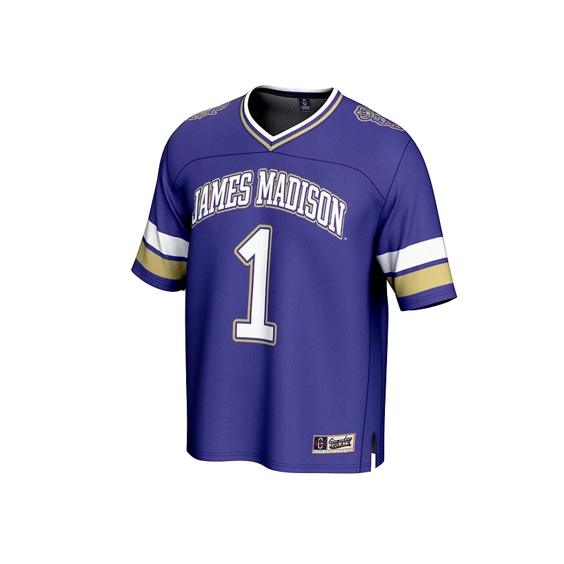 GameDay Greats 1 James Madison Dukes Lightweight Collegiate Football Fashion Jersey