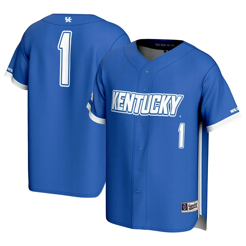 GameDay Greats 1 Kentucky Wildcats Lightweight Baseball Jersey