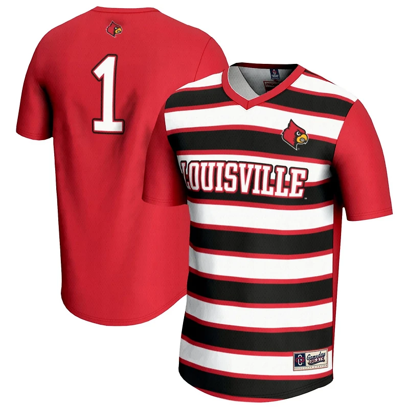 GameDay Greats 1 Louisville Cardinals Lightweight Soccer Fashion Jersey