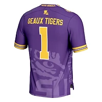 GameDay Greats 1 LSU Tigers Icon Print Football Fashion Jersey