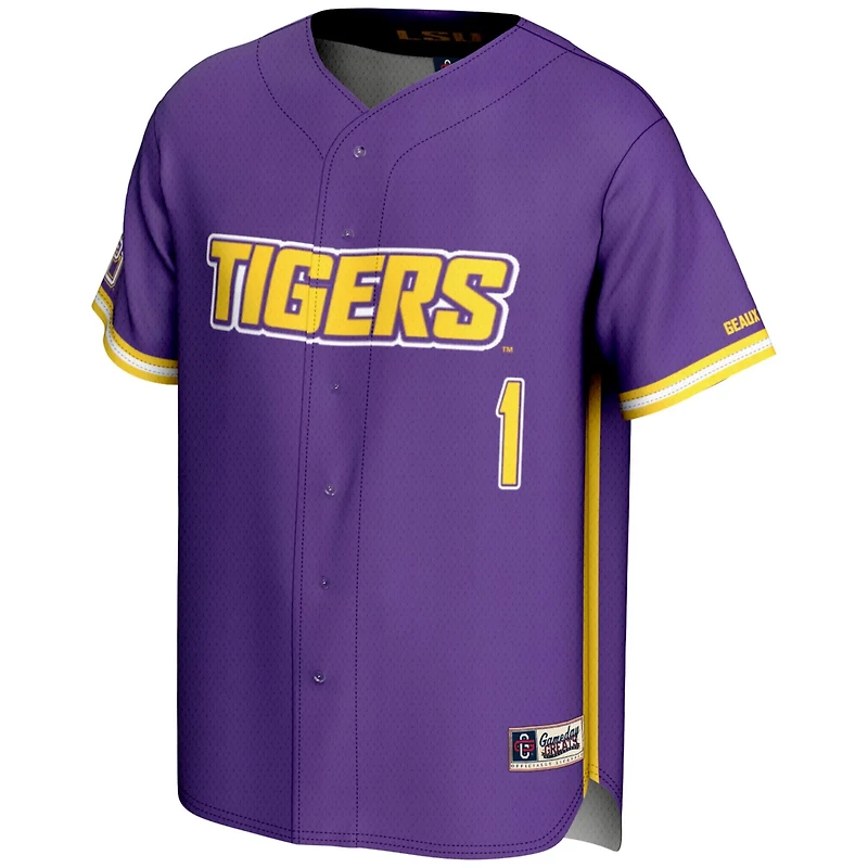 GameDay Greats 1 LSU Tigers Lightweight Baseball Fashion Jersey