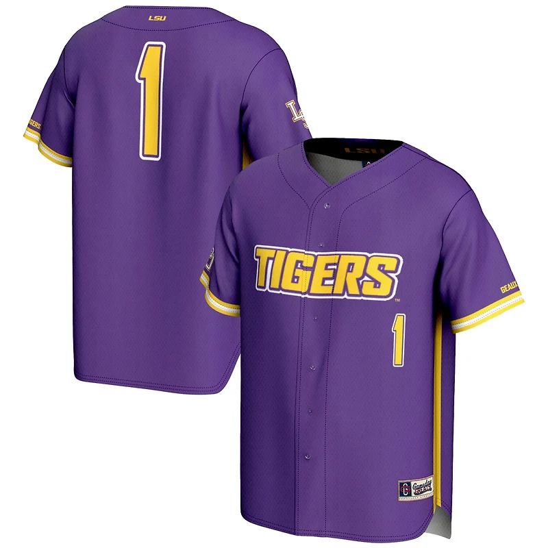 GameDay Greats 1 LSU Tigers Lightweight Baseball Fashion Jersey