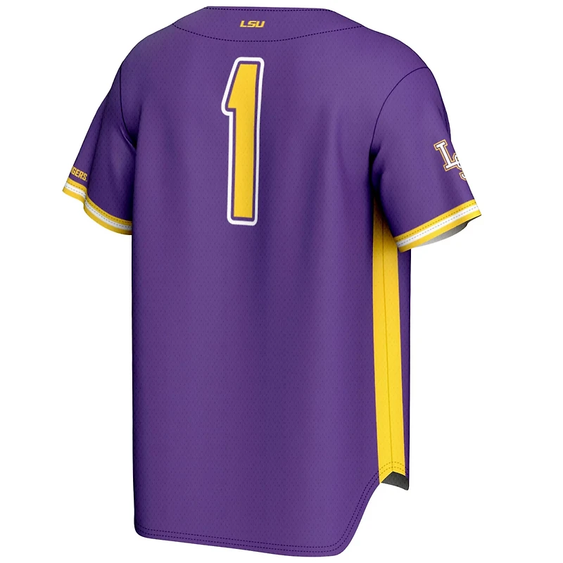 GameDay Greats 1 LSU Tigers Lightweight Baseball Fashion Jersey