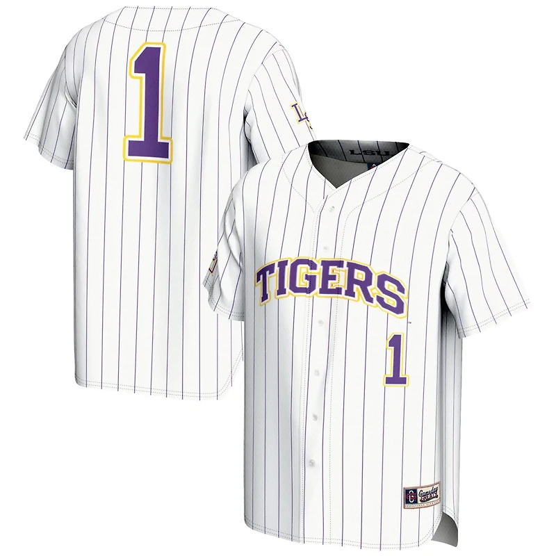 GameDay Greats 1 LSU Tigers Lightweight Baseball Jersey