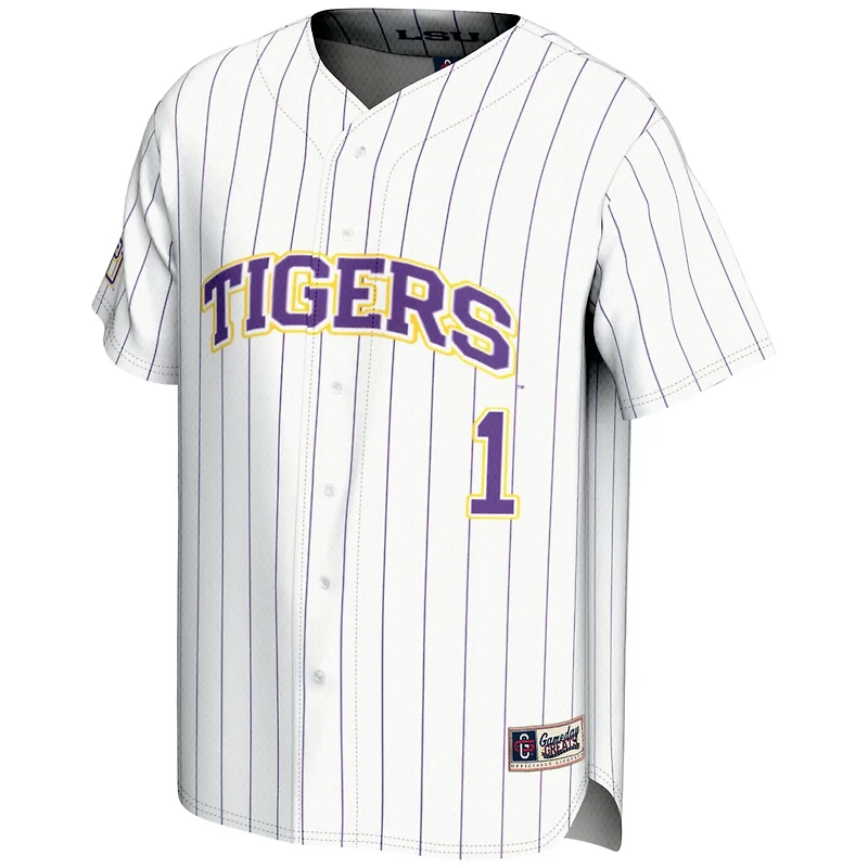 GameDay Greats 1 LSU Tigers Lightweight Baseball Jersey