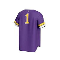 GameDay Greats 1 LSU Tigers Lightweight Collegiate Baseball Fashion Jersey