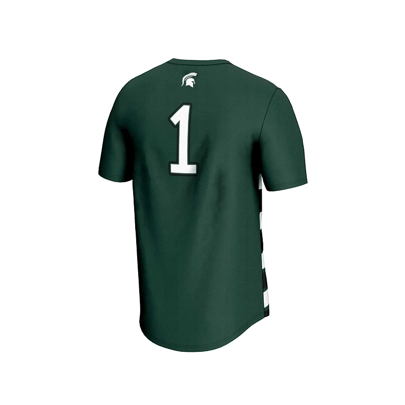 GameDay Greats 1 Michigan State Spartans Lightweight Soccer Fashion Jersey