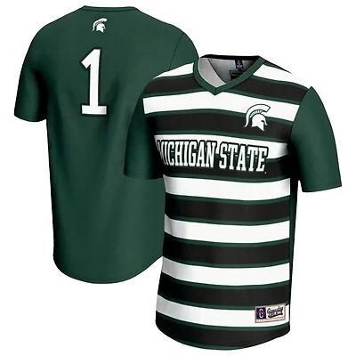 GameDay Greats 1 Michigan State Spartans Lightweight Soccer Fashion Jersey