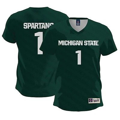 GameDay Greats 1 Michigan State Spartans Lightweight Soccer Team Jersey