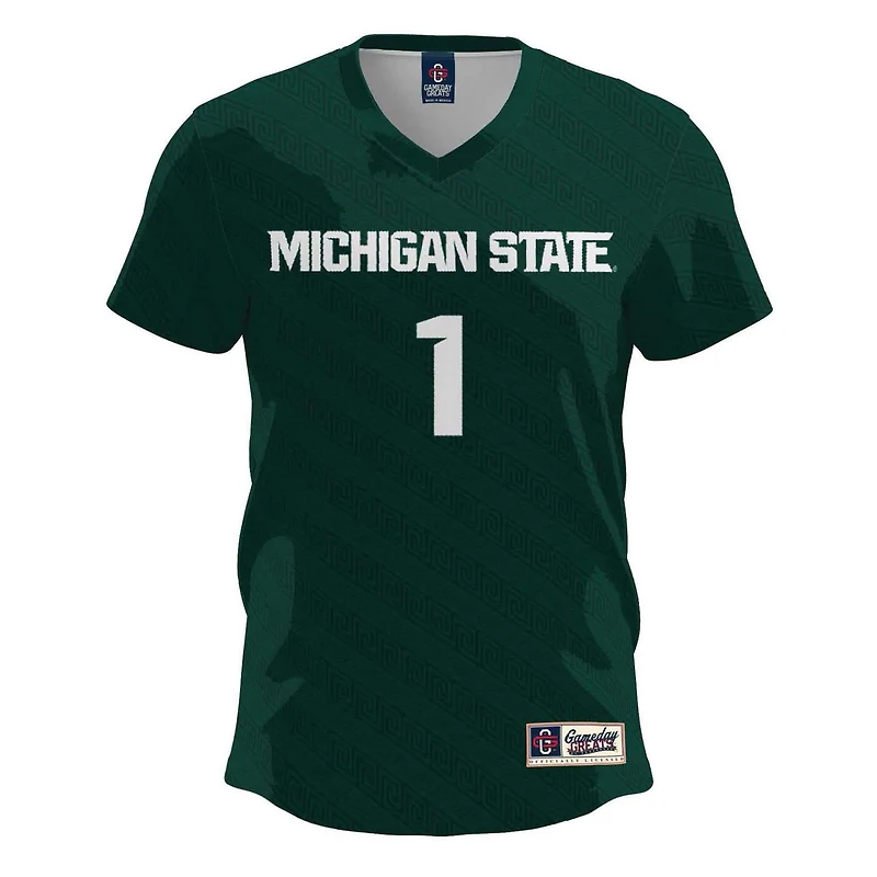 GameDay Greats 1 Michigan State Spartans Lightweight Soccer Team Jersey