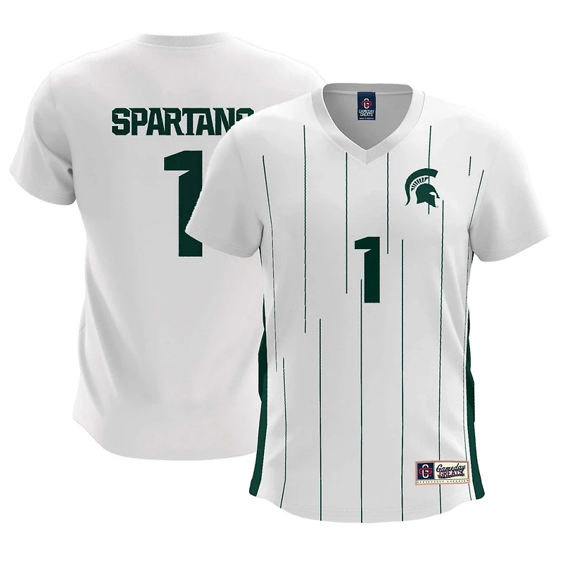 GameDay Greats 1 Michigan State Spartans Lightweight Soccer Team Jersey