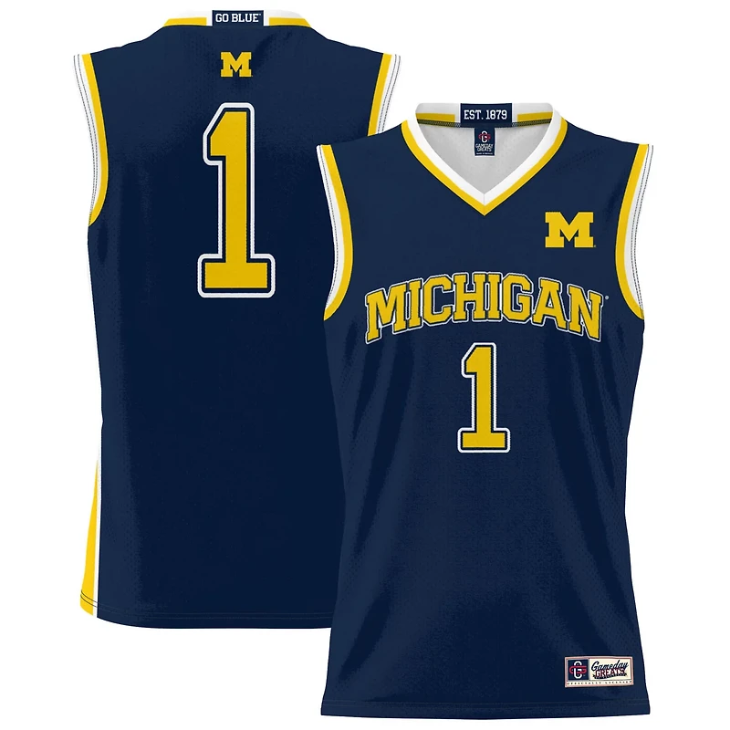 GameDay Greats 1 Michigan Wolverines Lightweight Basketball Jersey