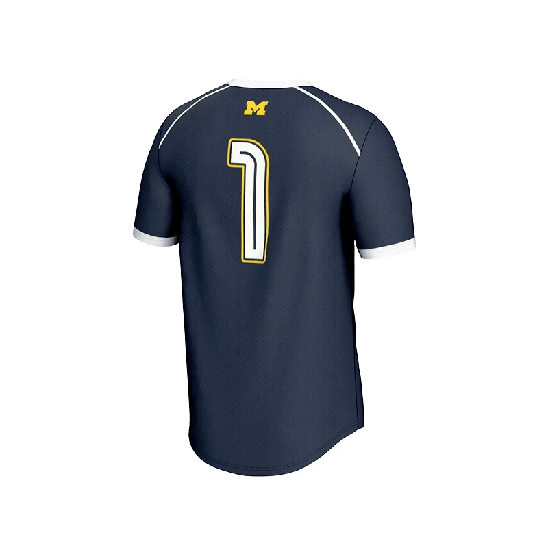 GameDay Greats 1 Michigan Wolverines Lightweight Women's Lacrosse Fashion Jersey
