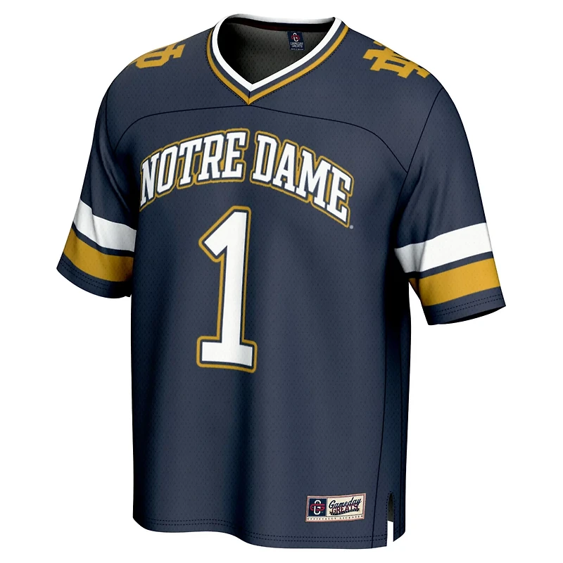 GameDay Greats 1 Notre Dame Fighting Irish Lightweight Collegiate Football Fashion Jersey
