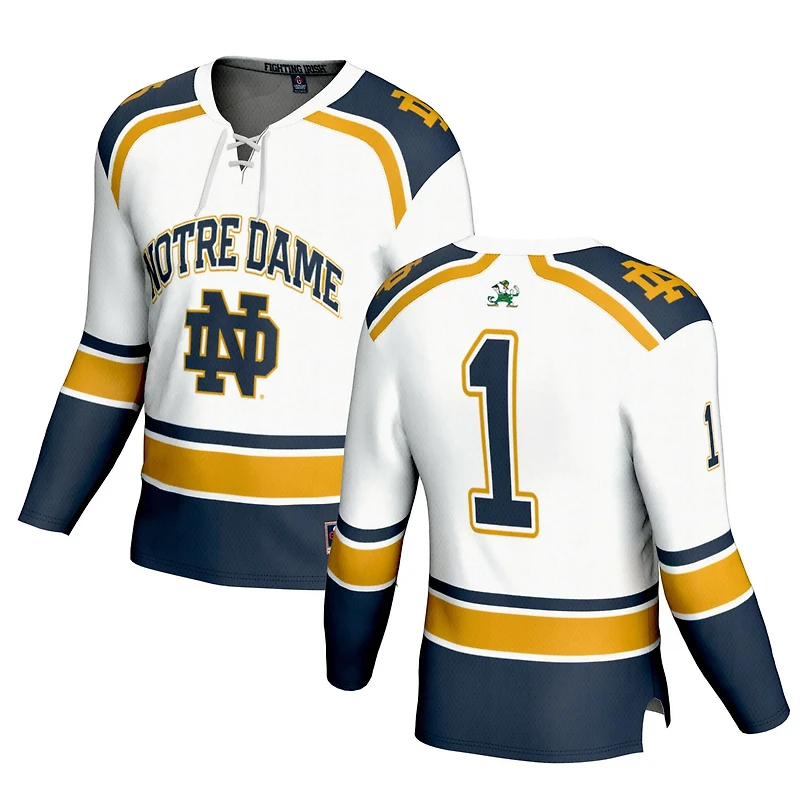 GameDay Greats 1 Notre Dame Fighting Irish Lightweight Collegiate Hockey Fashion Jersey