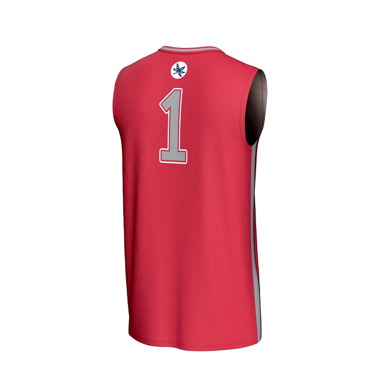 GameDay Greats 1 Ohio State Buckeyes Lightweight Basketball Fashion Jersey