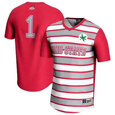GameDay Greats 1 Ohio State Buckeyes Lightweight Soccer Fashion Jersey
