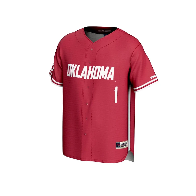 GameDay Greats 1 Oklahoma Sooners Lightweight Baseball Jersey