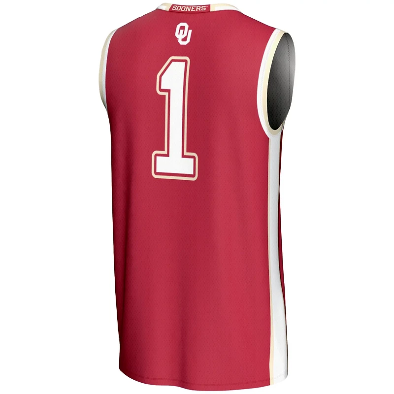GameDay Greats 1 Oklahoma Sooners Lightweight Basketball Jersey