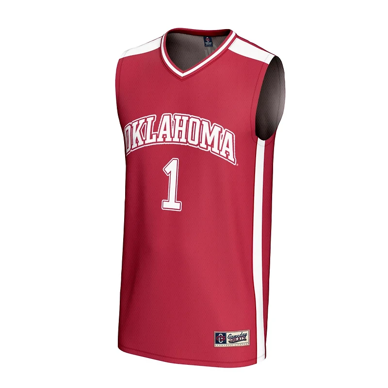 GameDay Greats 1 Oklahoma Sooners Lightweight Collegiate Basketball Fashion Jersey