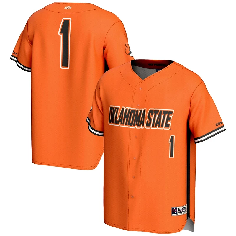 GameDay Greats 1 Oklahoma State Cowboys Lightweight Baseball Fashion Jersey