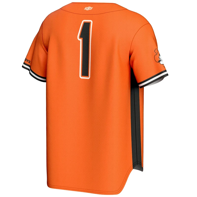 GameDay Greats 1 Oklahoma State Cowboys Lightweight Baseball Fashion Jersey