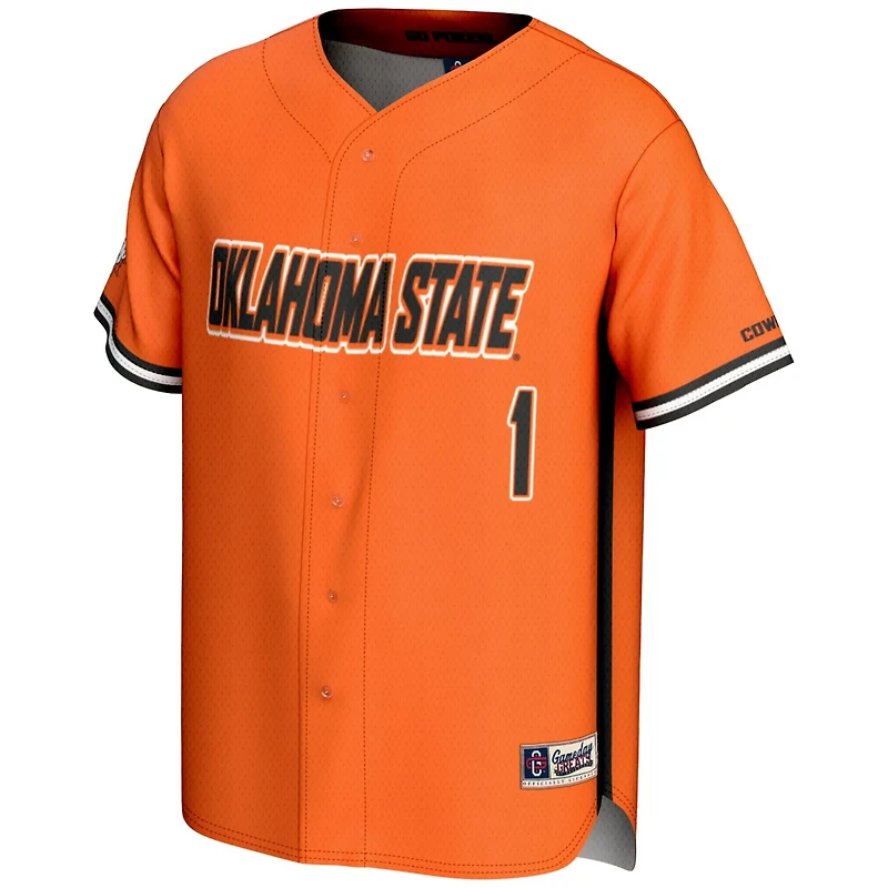 GameDay Greats 1 Oklahoma State Cowboys Lightweight Baseball Fashion Jersey