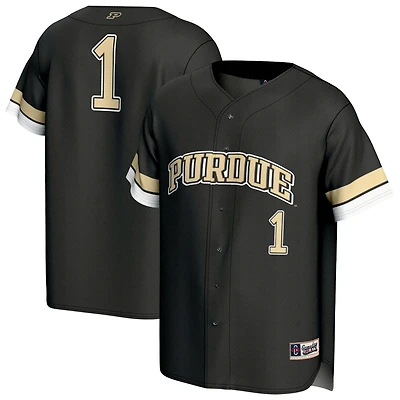 GameDay Greats 1 Purdue Boilermakers Lightweight Collegiate Baseball Fashion Jersey