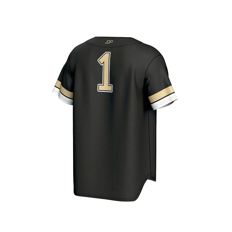 GameDay Greats 1 Purdue Boilermakers Lightweight Collegiate Baseball Fashion Jersey