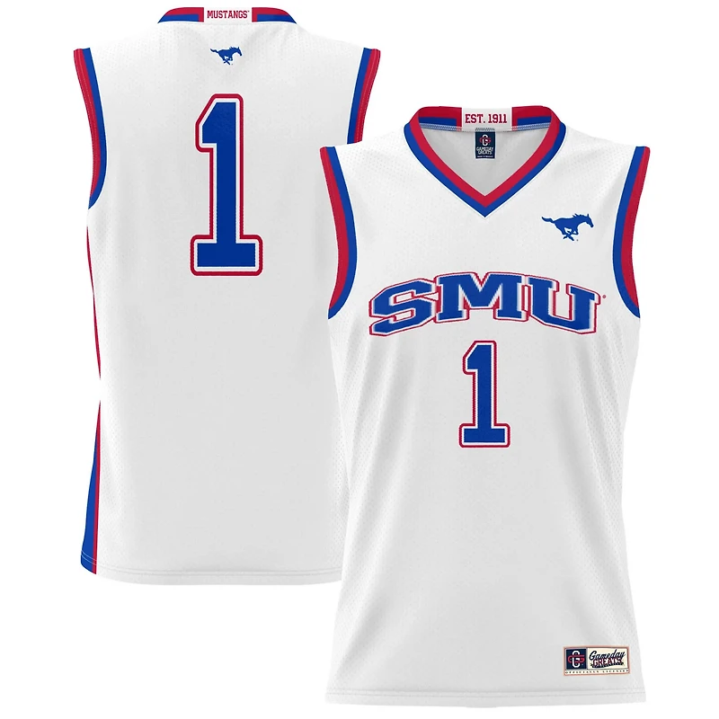 GameDay Greats 1 SMU Mustangs Lightweight Basketball Jersey
