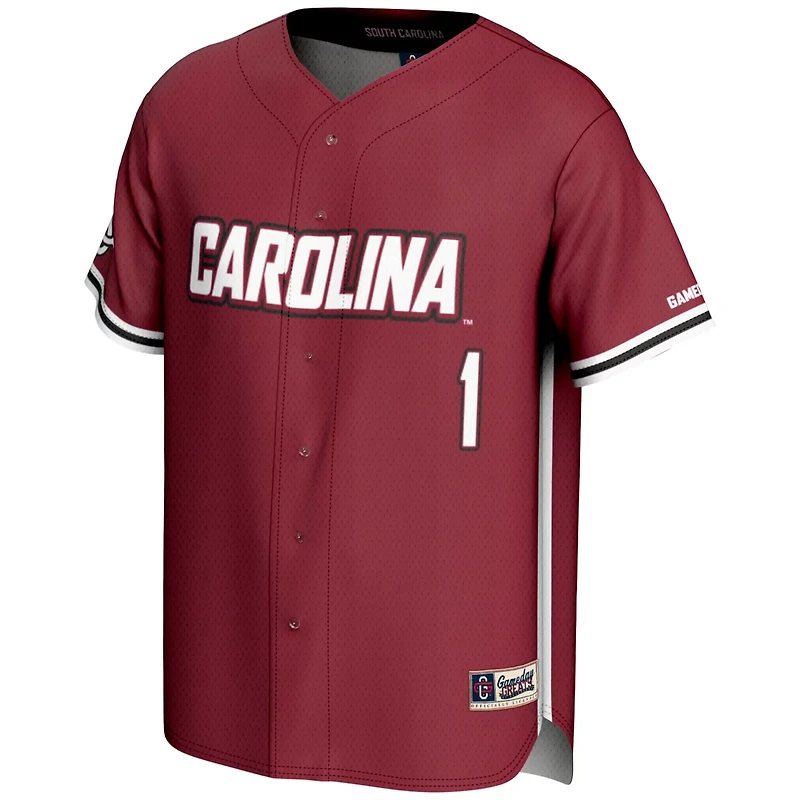 GameDay Greats 1 South Carolina Gamecocks Lightweight Baseball Fashion Jersey