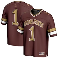 GameDay Greats 1 Texas State Bobcats Lightweight Collegiate Football Fashion Jersey