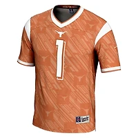 GameDay Greats 1 Texas Longhorns Highlight Print Football Fashion Jersey