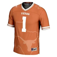 GameDay Greats 1 Texas Longhorns Icon Print Football Fashion Jersey