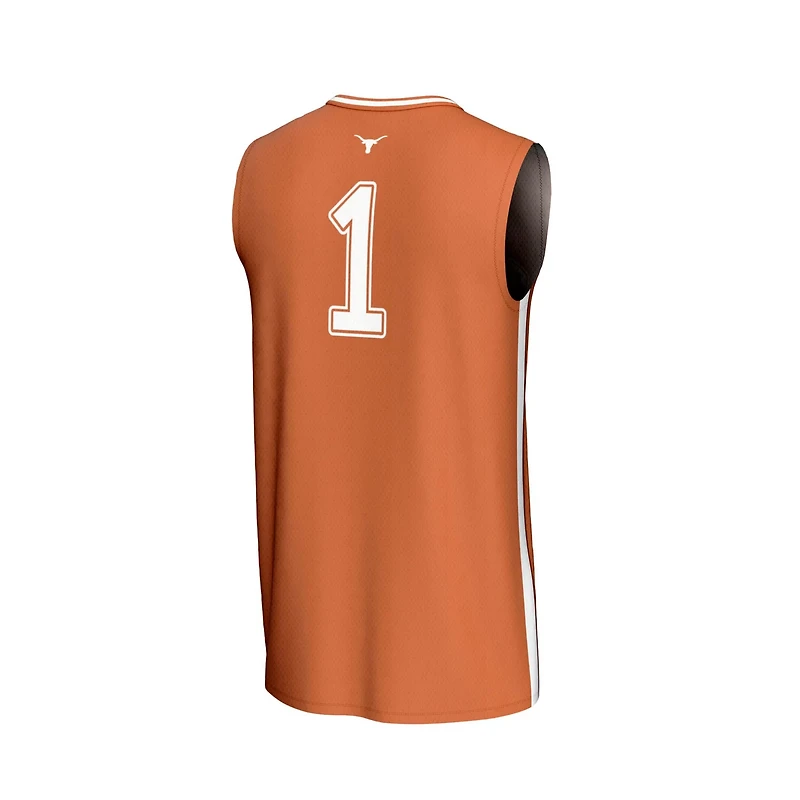 GameDay Greats 1 Texas Longhorns Lightweight Basketball Fashion Jersey