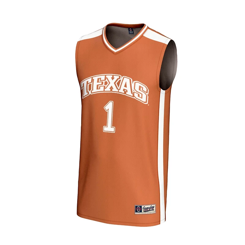GameDay Greats 1 Texas Longhorns Lightweight Basketball Fashion Jersey