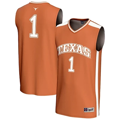 GameDay Greats 1 Texas Longhorns Lightweight Basketball Fashion Jersey