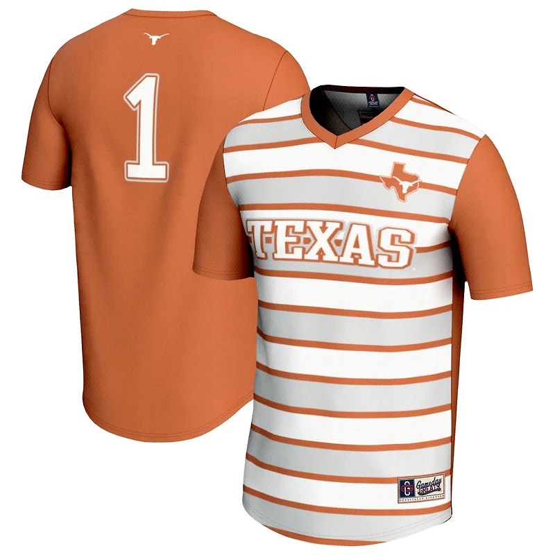 GameDay Greats 1 Texas Longhorns Lightweight Soccer Fashion Jersey