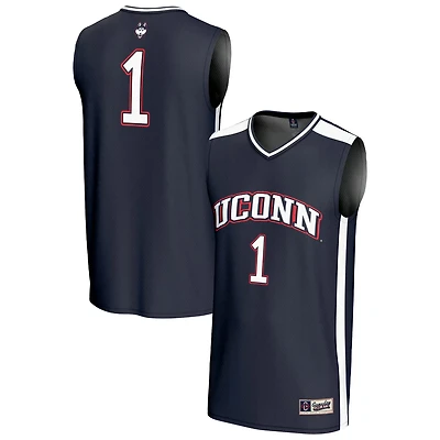 GameDay Greats 1 UConn Huskies Lightweight Collegiate Basketball Fashion Jersey