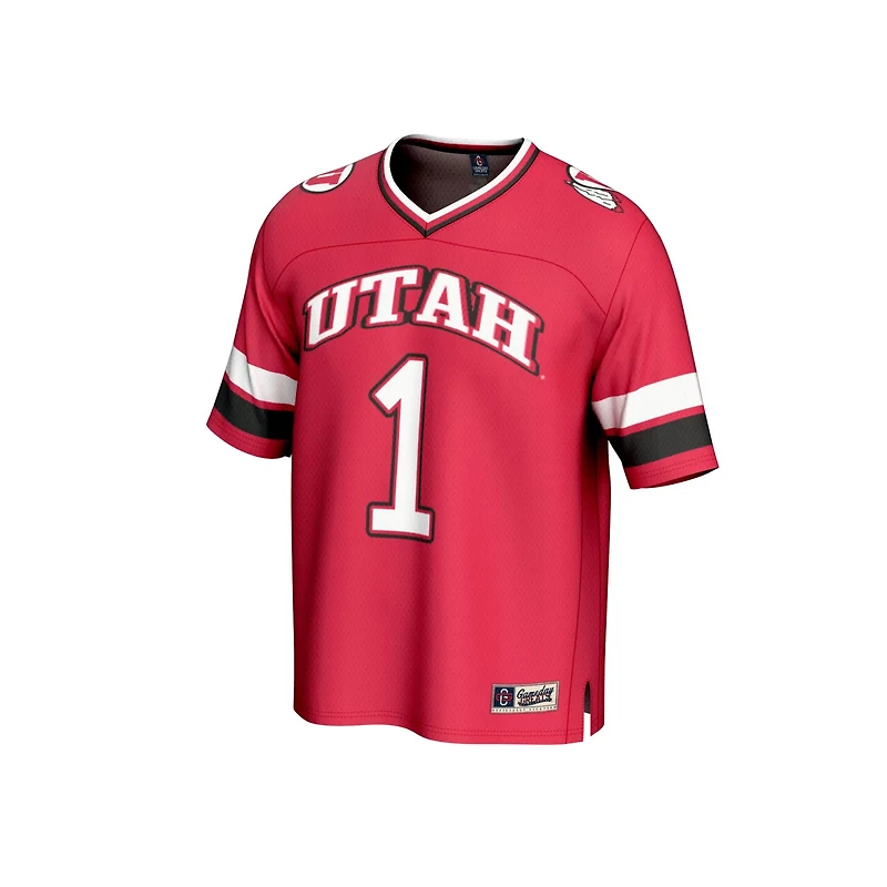 GameDay Greats 1 Utah Utes Lightweight Collegiate Football Fashion Jersey