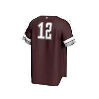 GameDay Greats 12 Texas AM Aggies Lightweight Collegiate Baseball Fashion Jersey