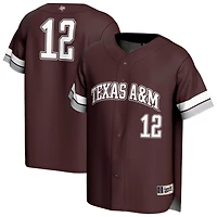 GameDay Greats 12 Texas AM Aggies Lightweight Collegiate Baseball Fashion Jersey