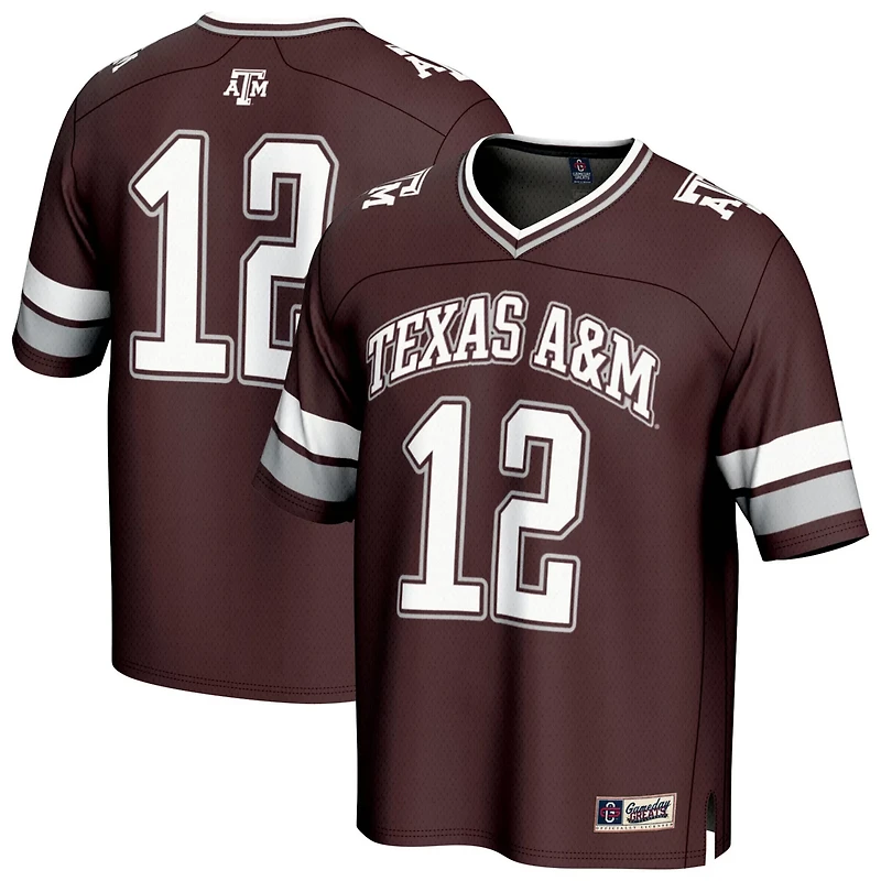GameDay Greats 12 Texas AM Aggies Lightweight Collegiate Football Fashion Jersey