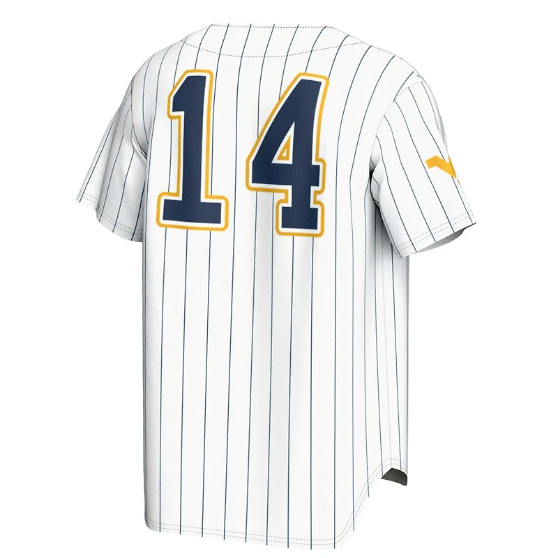 GameDay Greats 14 West Virginia Mountaineers Lightweight Baseball Fashion Jersey