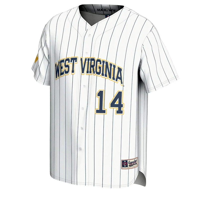 GameDay Greats 14 West Virginia Mountaineers Lightweight Baseball Fashion Jersey