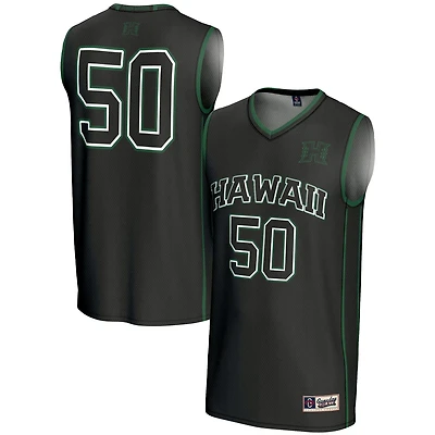 GameDay Greats 50 Hawaii Rainbow Warriors Lightweight Basketball Jersey