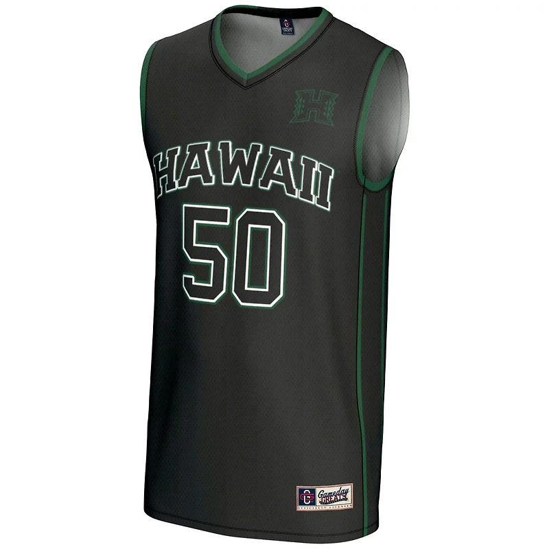 GameDay Greats 50 Hawaii Rainbow Warriors Lightweight Basketball Jersey