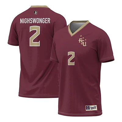 GameDay Greats Jenna Nighswonger Florida State Seminoles Women's Soccer Fashion Jersey